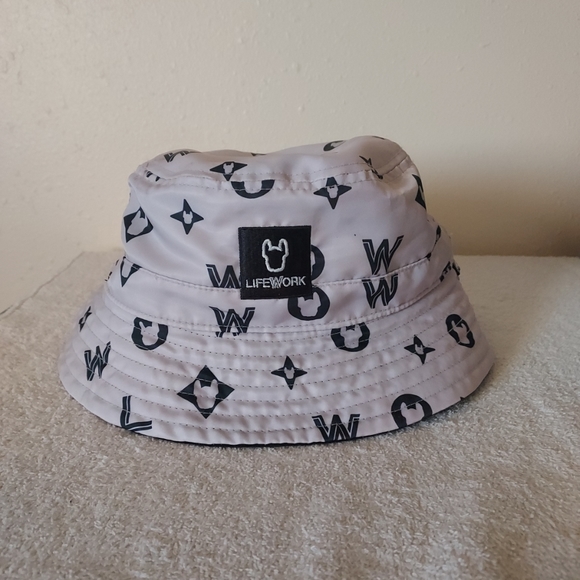 Lifework Bucket Hat Urban Hybrid Unisex Greyish White, Black OS Pre-Owned - Picture 1 of 7